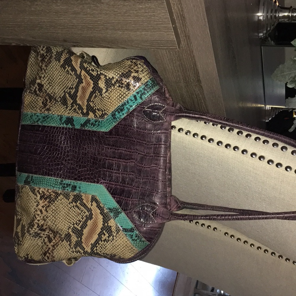 Animal print bag